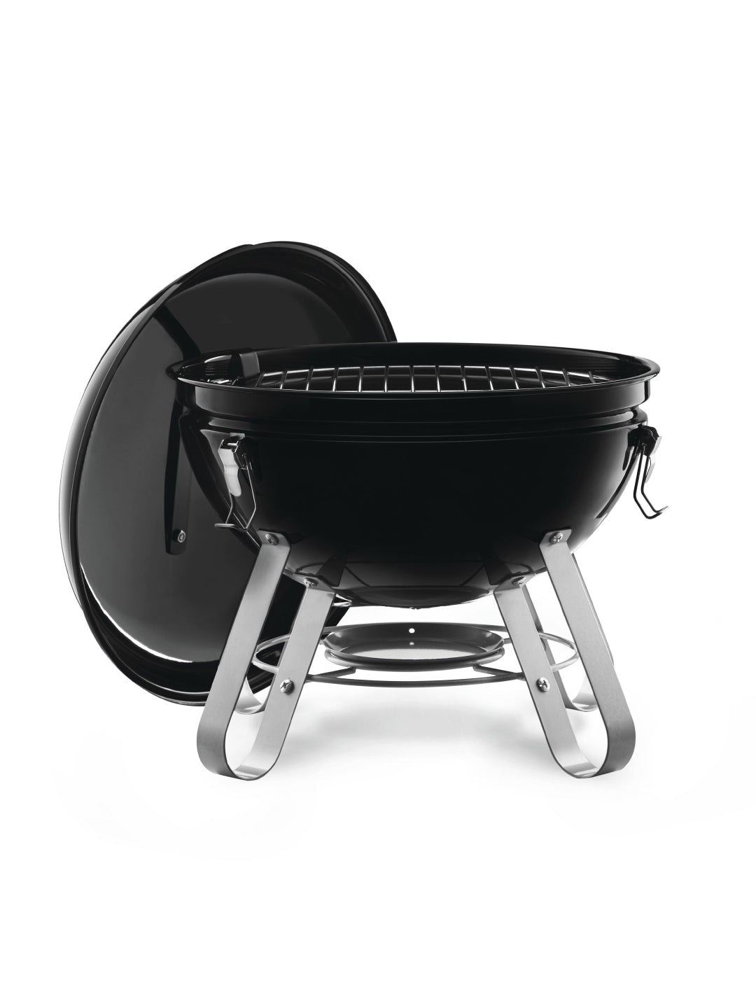 Napoleon NK14 Portable Charcoal Grill – 14-Inch Compact BBQ for Outdoor Cooking
